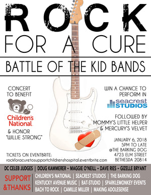 ROCK FOR A CURE:  Battle of the Kid Bands 2018