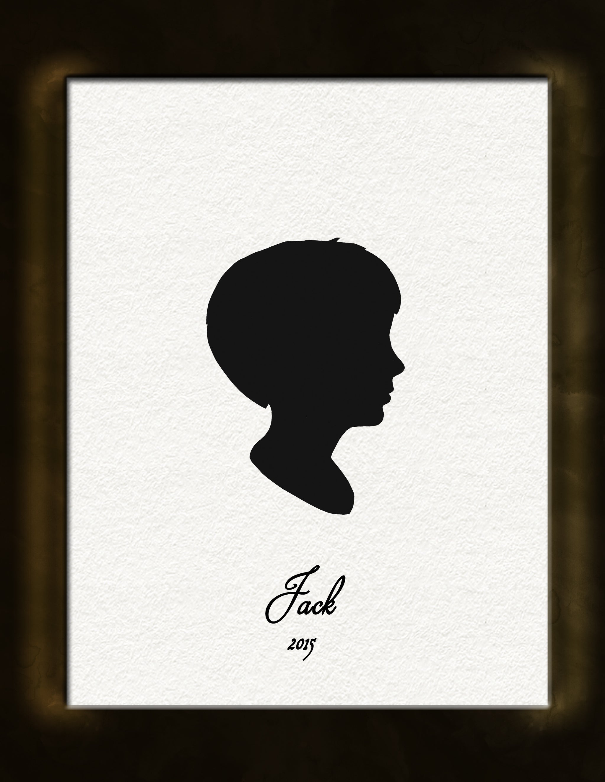 Silhouette in Black and White