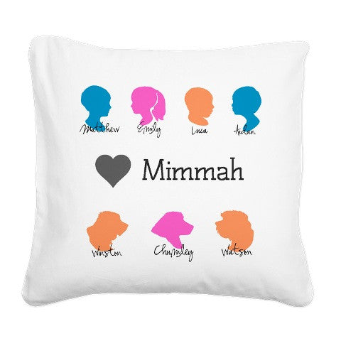 Silhouette Canvas Pillows
